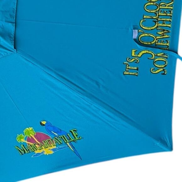 New! Margaritaville Its 5 O'Clock Somewhere 6 Foot Market Style Umbrella - Picture 4 of 9